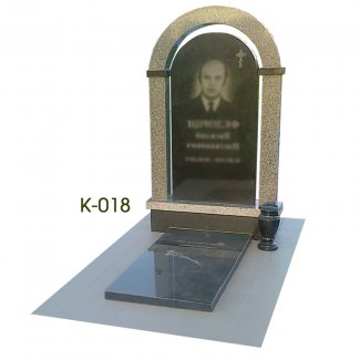 Памятник гранитный «Комбинированный». Модель «К-018».
