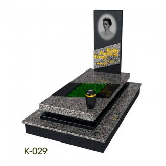 Памятник гранитный «Комбинированный». Модель «К-029».