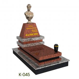 Памятник гранитный «Комбинированный». Модель «К-045».
