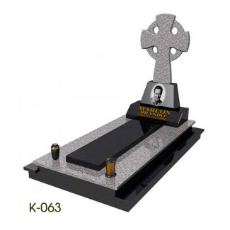 Памятник гранитный «Комбинированный». Модель «К-063».