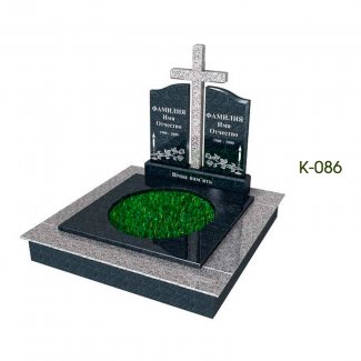 Памятник гранитный «Комбинированный». Модель «К-086».
